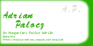adrian palocz business card