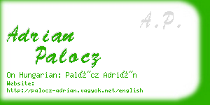 adrian palocz business card